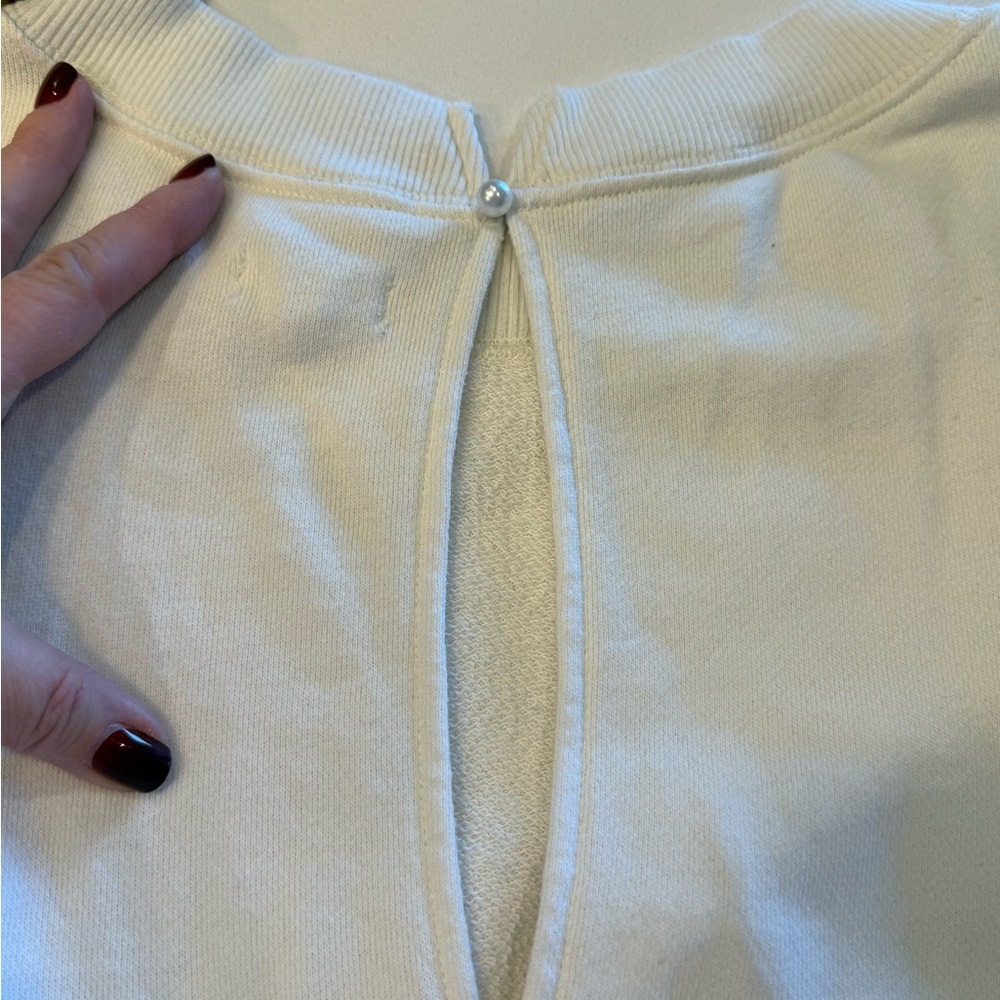 Aerie Pink Bow Sweatshirt - Picture 5 of 5